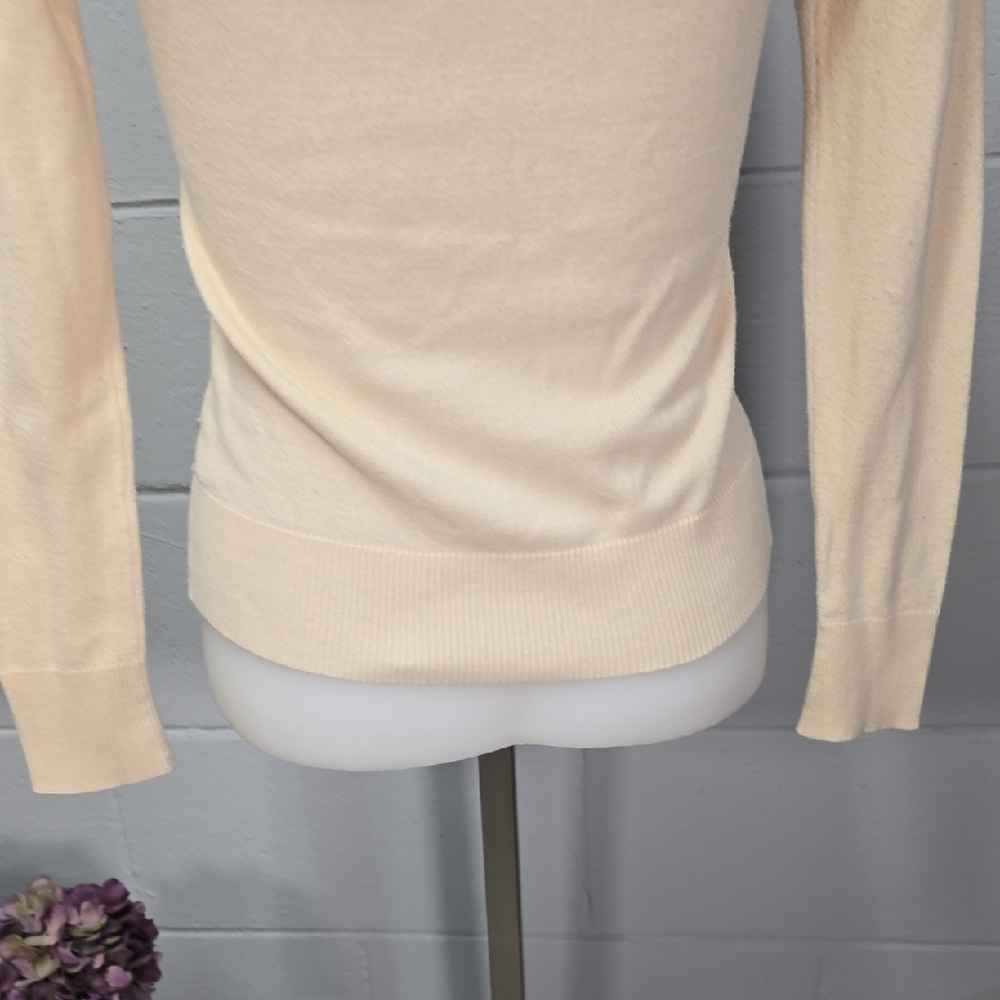 Merona Cream Lace Button-Up Sweater - Picture 10 of 11